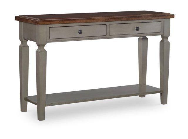 Vista Sofa Table (Rta) In Hickory & Stone image