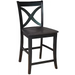 Cosmopolitan Salerno Stool, Rta In Coal / Black image