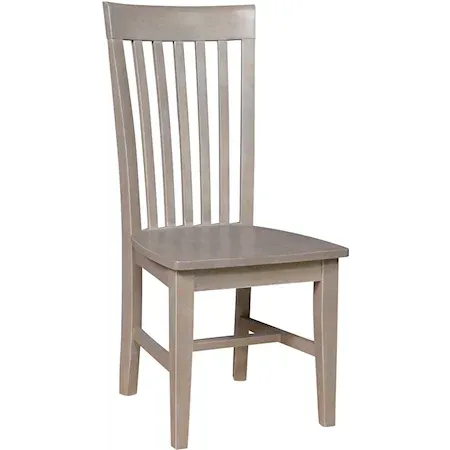 Cosmopolitan Tall Mission Chair, Rta In Taupe Gray image