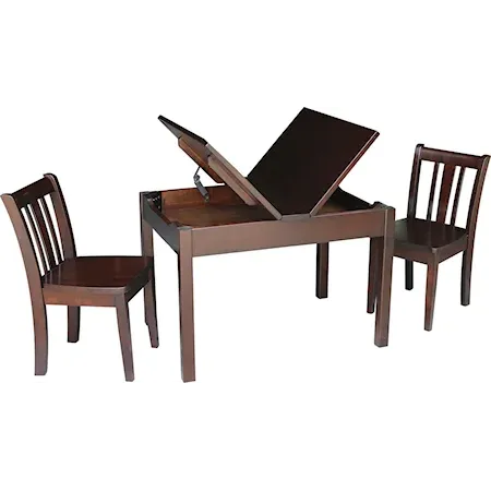 Home Accents San Remo Juvenile Chair In Rich Mocha