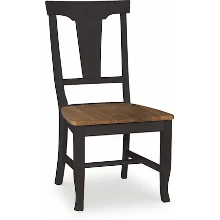 Vista Panelback Chair (Rta) In Hickory & Coal image