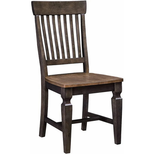 Vista Slatback Chair (Rta) In Hickory & Coal image