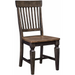 Vista Slatback Chair (Rta) In Hickory & Coal image