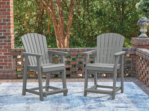 Sanctuary Beach Outdoor Counter Height Bar Stool (Set of 2) - Yankee Furniture Barn (Ossipee,NH)