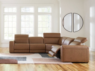 Magic Man 5-Piece Power Reclining Sectional - Yankee Furniture Barn (Ossipee,NH)