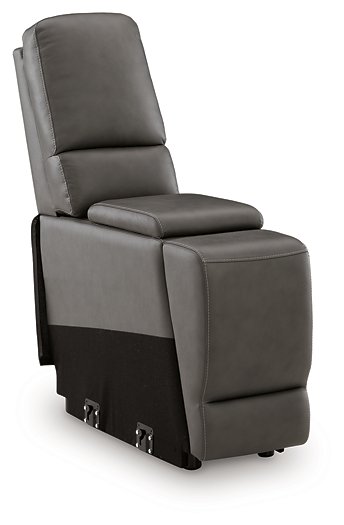 5Z - Pittson Power Reclining Sectional Loveseat with Console - Yankee Furniture Barn (Ossipee,NH)