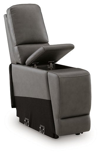 5Z - Pittson Power Reclining Sectional - Yankee Furniture Barn (Ossipee,NH)