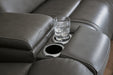 5Z - Pittson Power Reclining Sectional Loveseat with Console - Yankee Furniture Barn (Ossipee,NH)