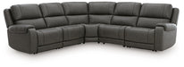 5Z - Pittson Power Reclining Sectional - Yankee Furniture Barn (Ossipee,NH)