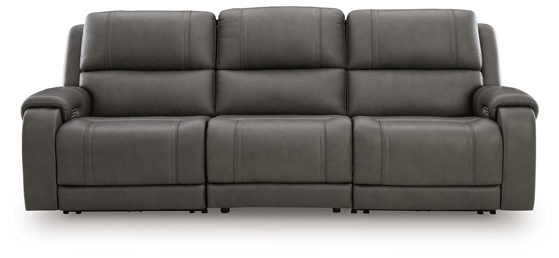 5Z - Pittson Power Sectional Reclining Sofa - Yankee Furniture Barn (Ossipee,NH)