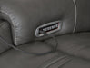 5Z - Pittson Power Reclining Sectional Loveseat with Console - Yankee Furniture Barn (Ossipee,NH)