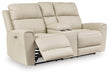 Dahlmoore Power Reclining Loveseat with Console - Yankee Furniture Barn (Ossipee,NH)