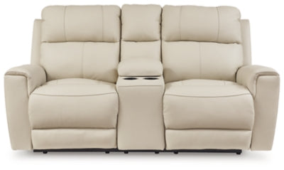 Dahlmoore Power Reclining Loveseat with Console - Yankee Furniture Barn (Ossipee,NH)