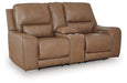 DeepWakes Power Reclining Loveseat with Console - Yankee Furniture Barn (Ossipee,NH)
