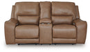 DeepWakes Power Reclining Loveseat with Console - Yankee Furniture Barn (Ossipee,NH)