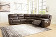 Dunleith Power Reclining Sectional - Yankee Furniture Barn (Ossipee,NH)