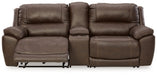 Dunleith Power Reclining Loveseat with Console - Yankee Furniture Barn (Ossipee,NH)