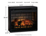 Entertainment Accessories Electric Infrared Fireplace Insert - Yankee Furniture Barn (Ossipee,NH)