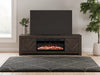 Cayboni 71" TV Stand with Electric Fireplace - Yankee Furniture Barn (Ossipee,NH)