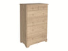 John Thomas Unfinished Jamestown 6-Drawer Chest image