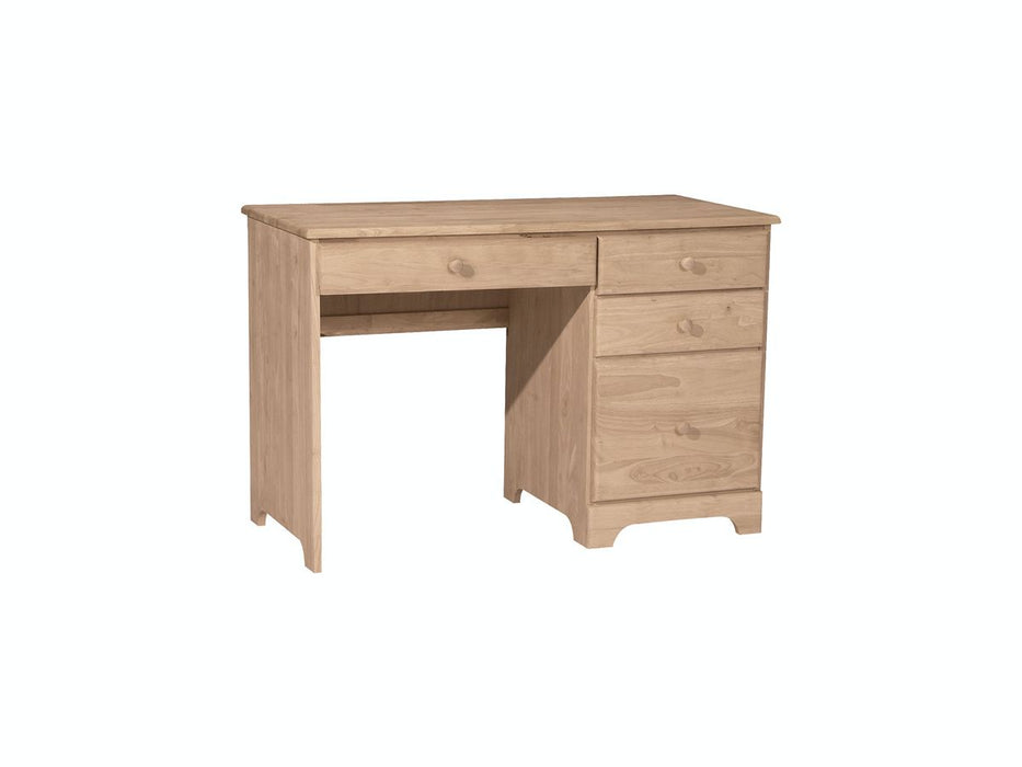 John Thomas Unfinished Jamestown 4-Drawer Desk image