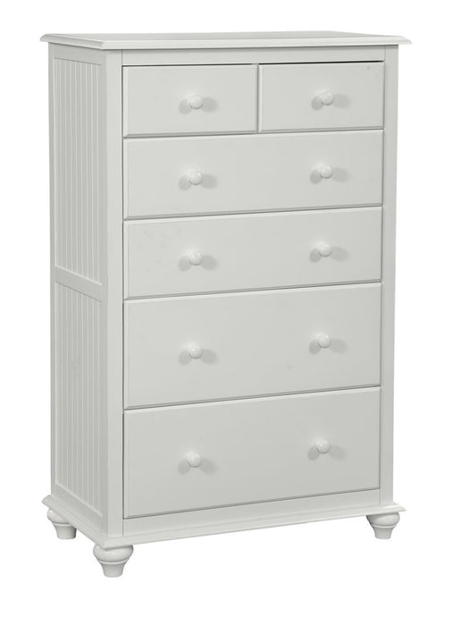 John Thomas Cottage 6-Drawer Chest in Pure White image
