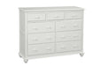John Thomas Cottage 9-Drawer Dresser in Pure White image