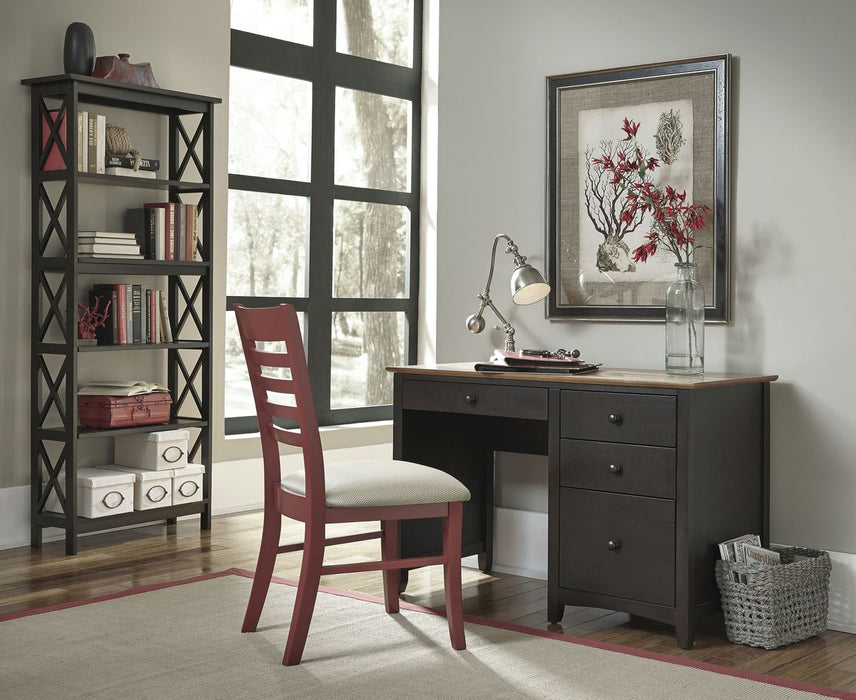 John Thomas Unfinished 72''H X -Sided Bookcase