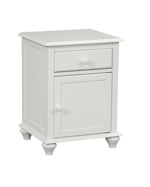 John Thomas Cottage 1 Drawer/1 Door Nightstand in Pure White image