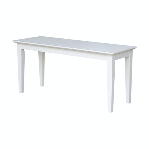 John Thomas Dining Essentials Bench in Pure White image