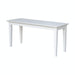John Thomas Dining Essentials Bench in Pure White image