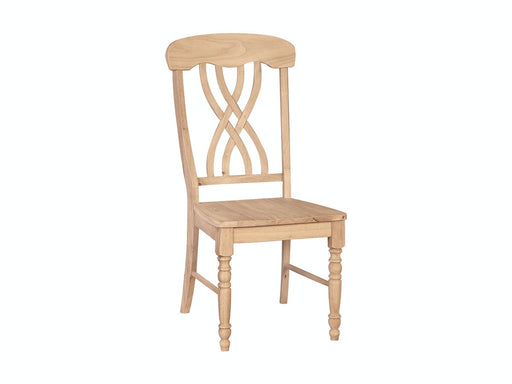 John Thomas Unfinished Lattice Side Chair image