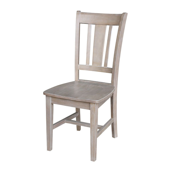 John Thomas Dining Essentials San Remo Side Chair in Taupe Gray image
