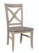 John Thomas Cosmopolitan Salerno Side Chair in Taupe Gray image