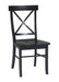 John Thomas Dining Essentials X-Back Side Chair in Espresso & Almond image