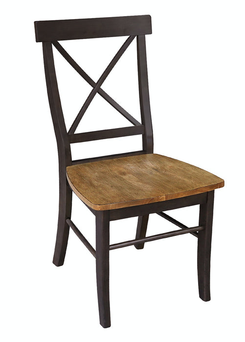 John Thomas Dining Essentials X-Back Side Chair in Hickory Coal image