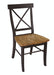 John Thomas Dining Essentials X-Back Side Chair in Hickory Coal image