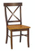 John Thomas Dining Essentials X-Back Side Chair in Cinnamon & Espresso image