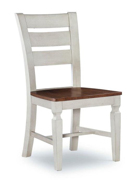 John Thomas Vista Ladderback Side Chair in Hickory & Shell image