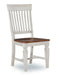 John Thomas Vista Slatback Side Chair in Hickory & Shell image