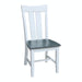 John Thomas Cosmopolitan Ava Side Chair in Heather Gray & White image