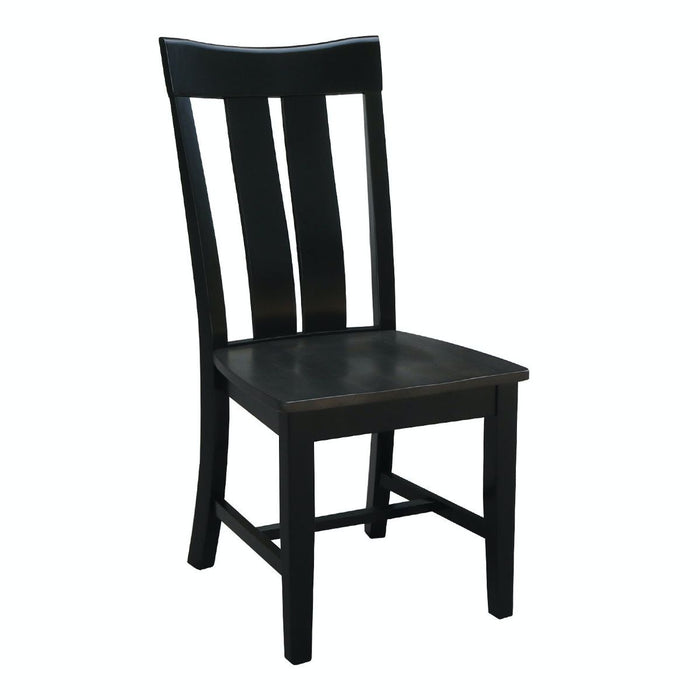 John Thomas Cosmopolitan Ava Side Chair in Coal & Black image