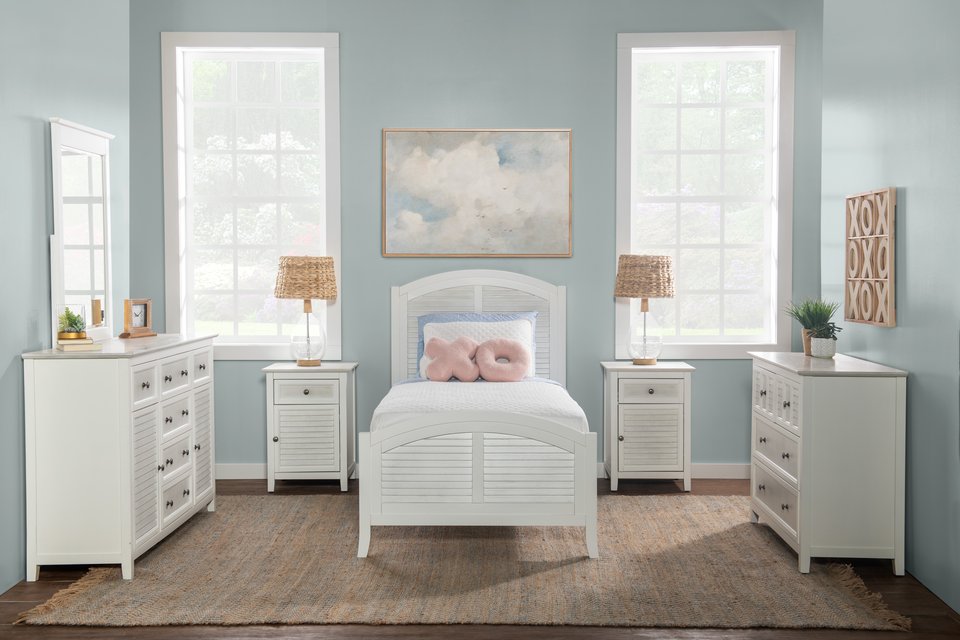 John Thomas Hampton Twin Arch Headboard Bedset