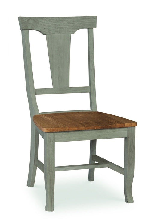 John Thomas Vista Panel Back Side Chair in Hickory / Stone image