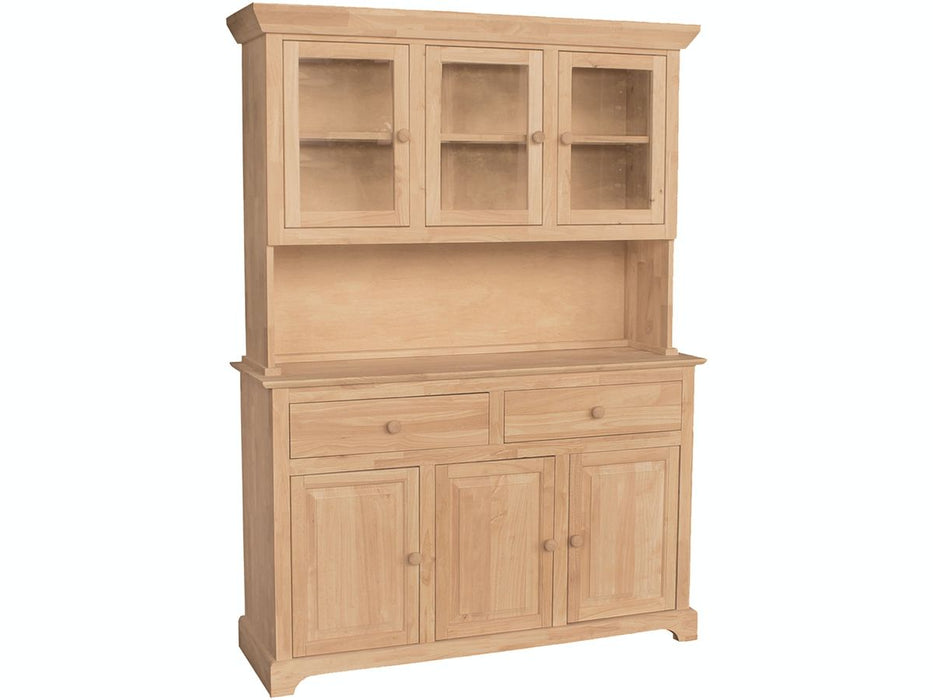 John Thomas Unfinished 3 Door Hutch (shown w/B-3) image