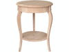 John Thomas Unfinished 16'' Cambria Accent Table image
