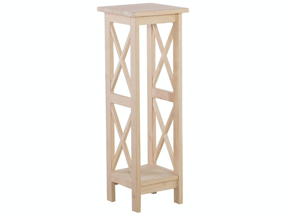John Thomas Unfinished 36''H X Side Plant Stand image