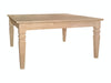 John Thomas Unfinished Java Square Coffee Table image