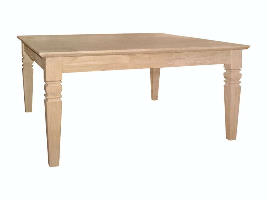 John Thomas Unfinished Java Square Coffee Table image