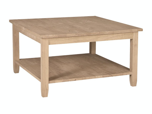 John Thomas Unfinished Solano Square Coffee Table image
